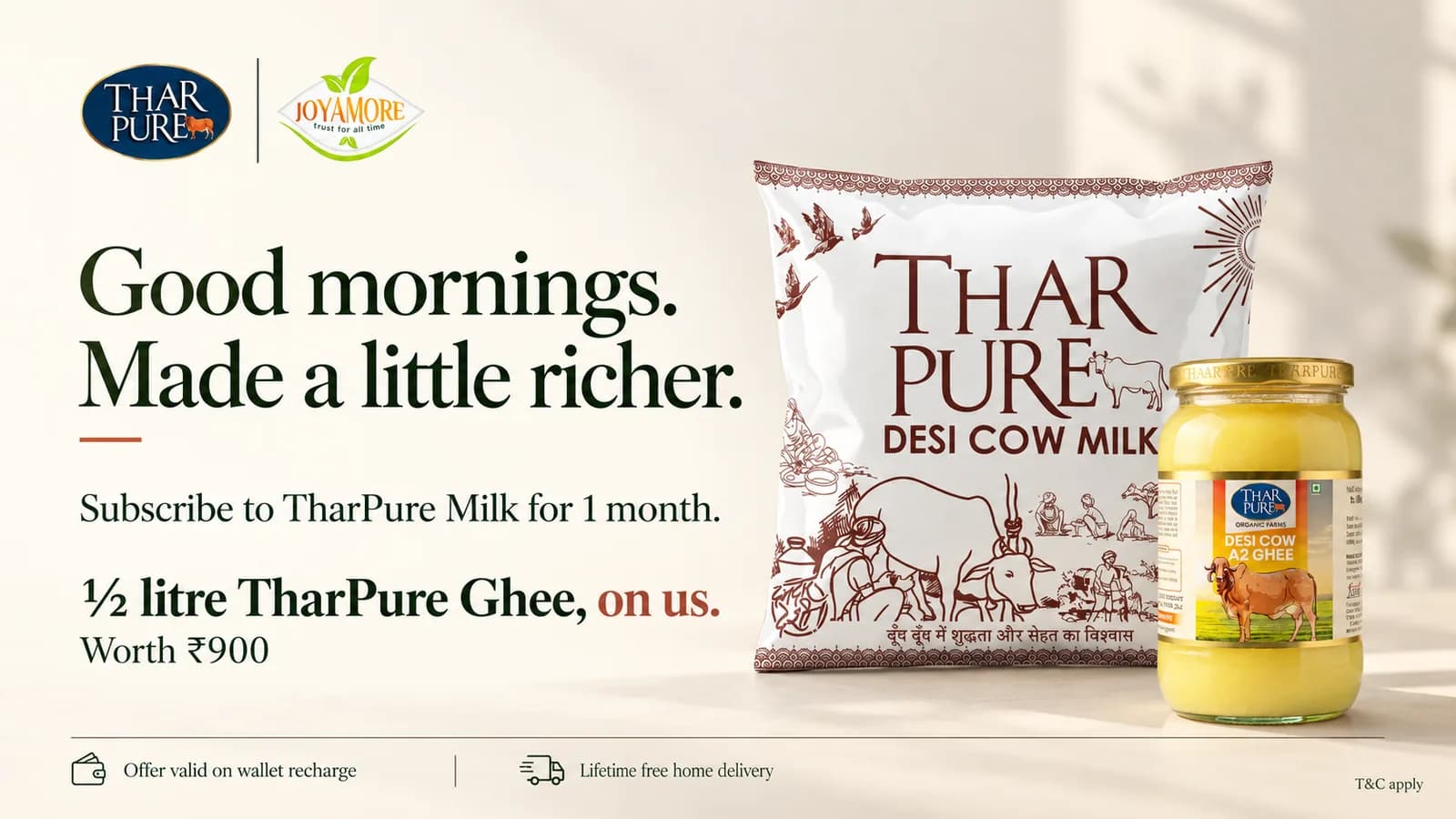 Home Banner 1 - TharPure Good Mornings