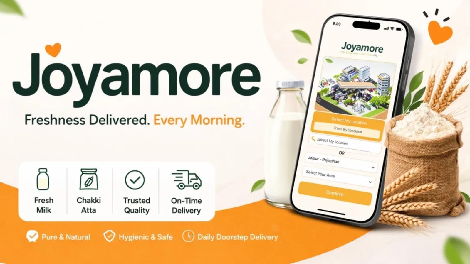 Home Banner - Joyamore Freshness Delivered Every Morning